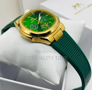 Matturi Rubber Strap Waterproof Watch