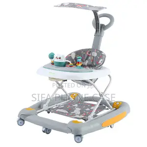 Children Baby Walker For 6 To 18 Month, Music, Foot Pad , Sun Shade