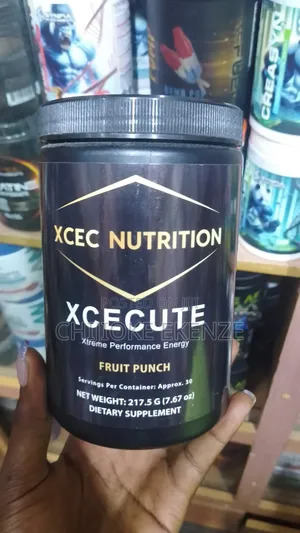 Xcecute Fruit Punch 30 Servings Dietary Supplement The
