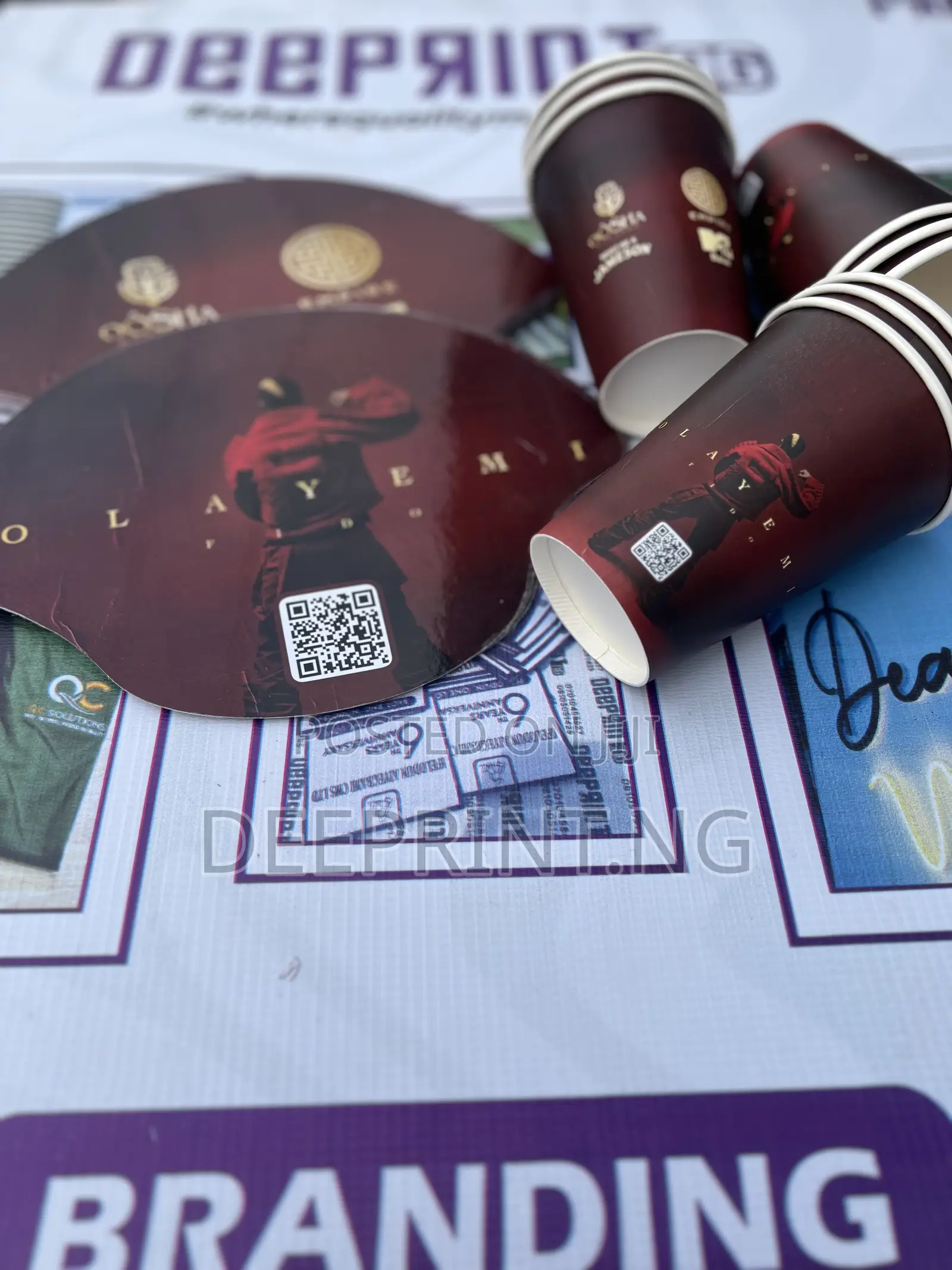 Customized Kraft Hand Fan