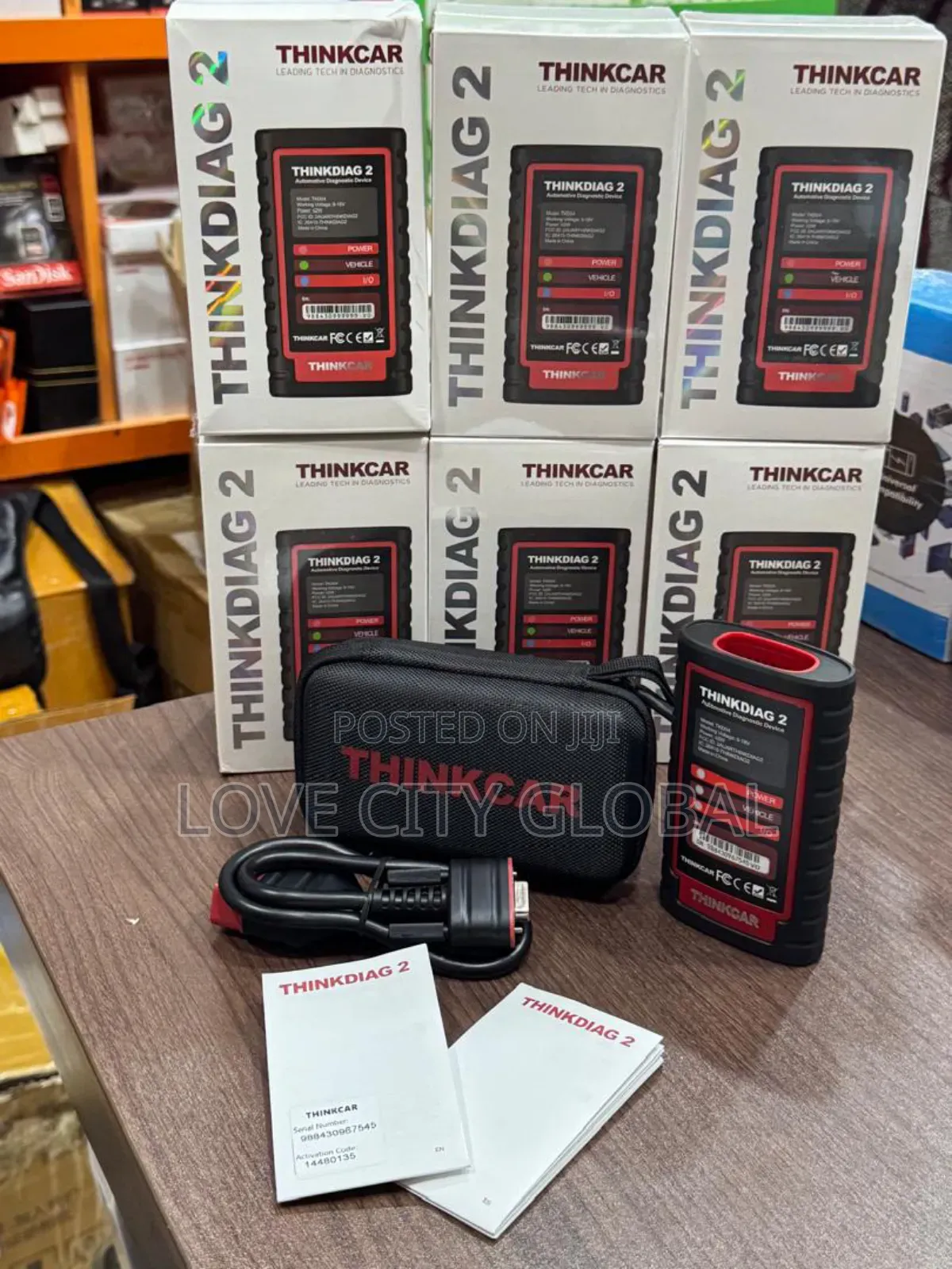 Thinkcar Thinkdiag2 All System Obd2 Free 15 Reset Ecu Coding Scanner