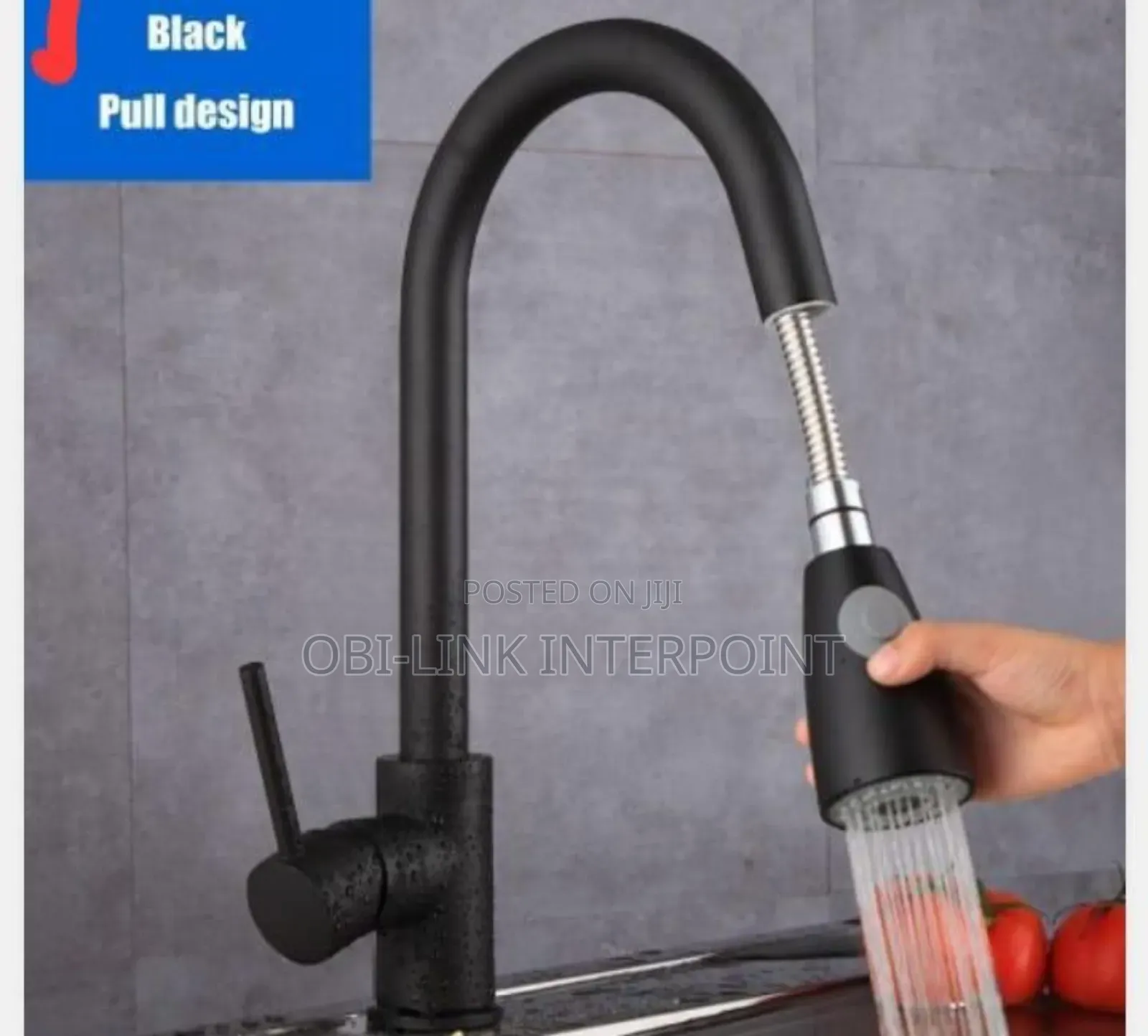 Black Pull Out Mixer