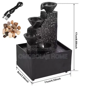 Living Room Water Fountain Glass Water Fountain for Hom
E