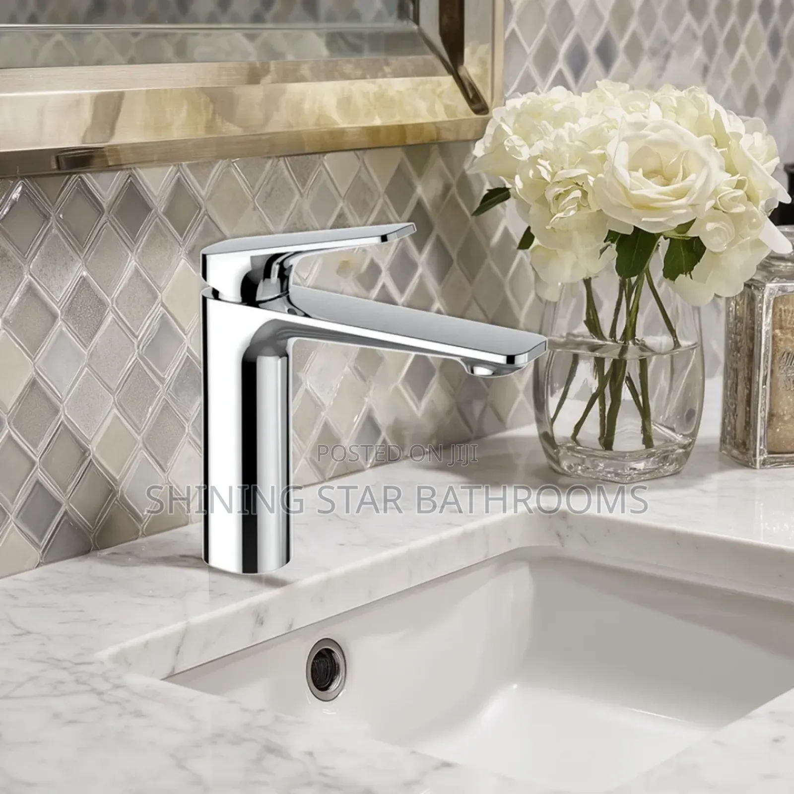 Straight Head Basin Mixer