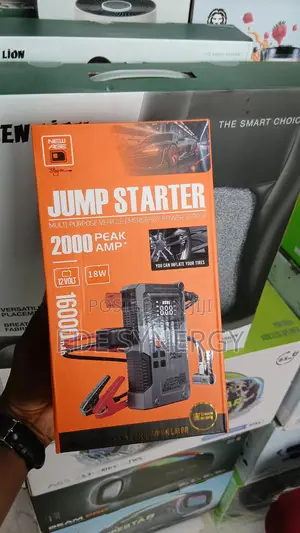16000mah 2000a Starting Current, Jump Starter for Truck, Cars, Suvs.