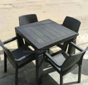 4-Seater Restaurant Chair and Table