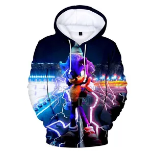 Boys And Girls Unisex Sonic Character Hoodies
