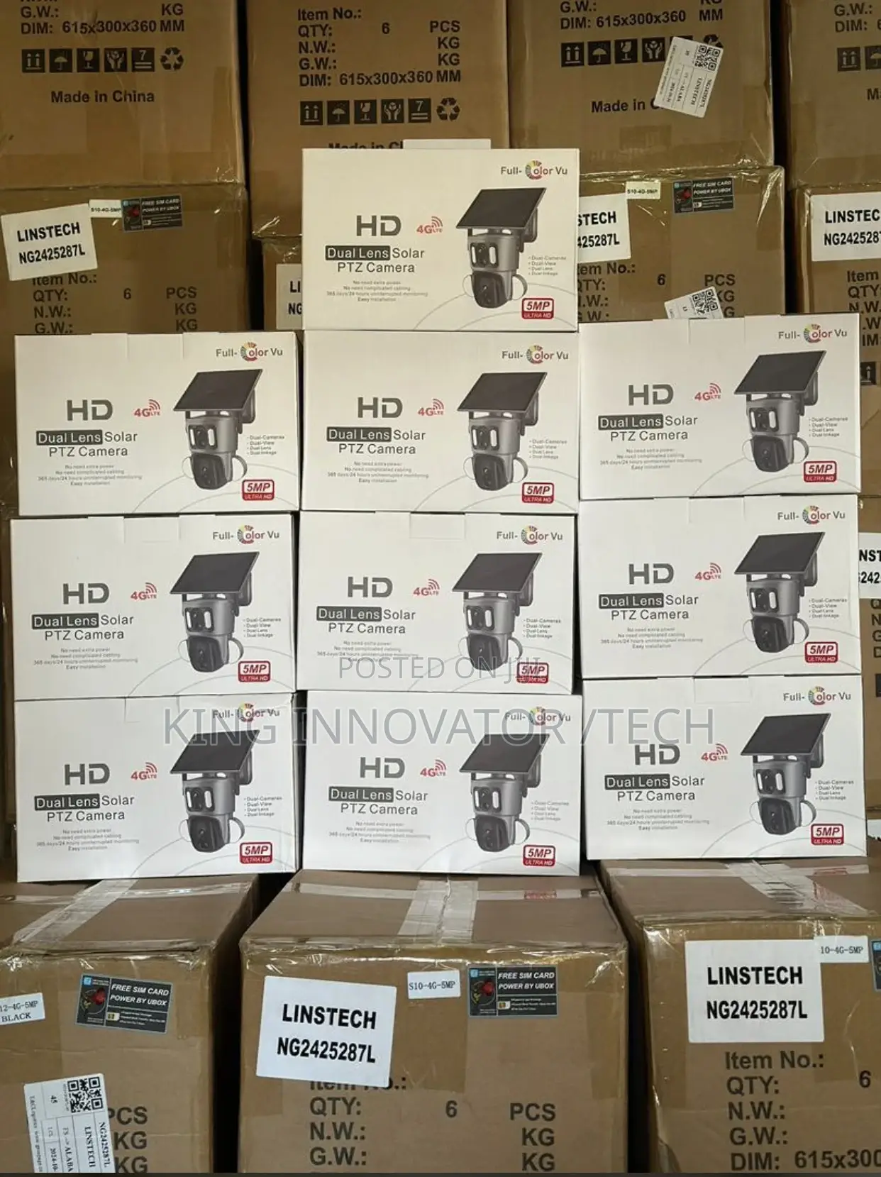 Dual Lens Solar PTZ Camera Ubox Mp8