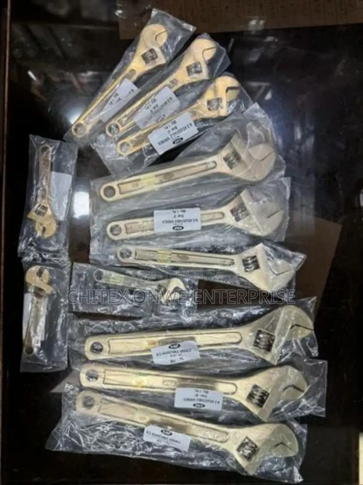 Brass Non-sparking Slogging Ring W.... (All Sizes) Adjustable Spanners