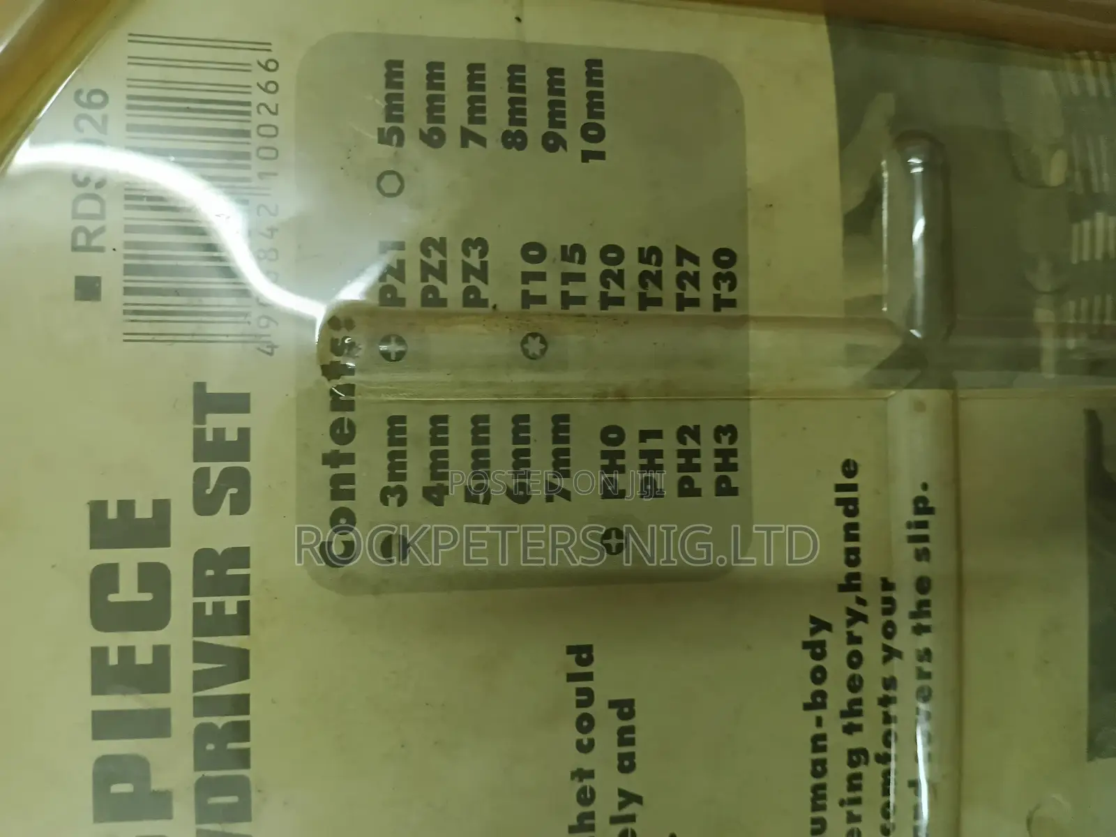 Raider Rds026 26pc Screw Driver Set