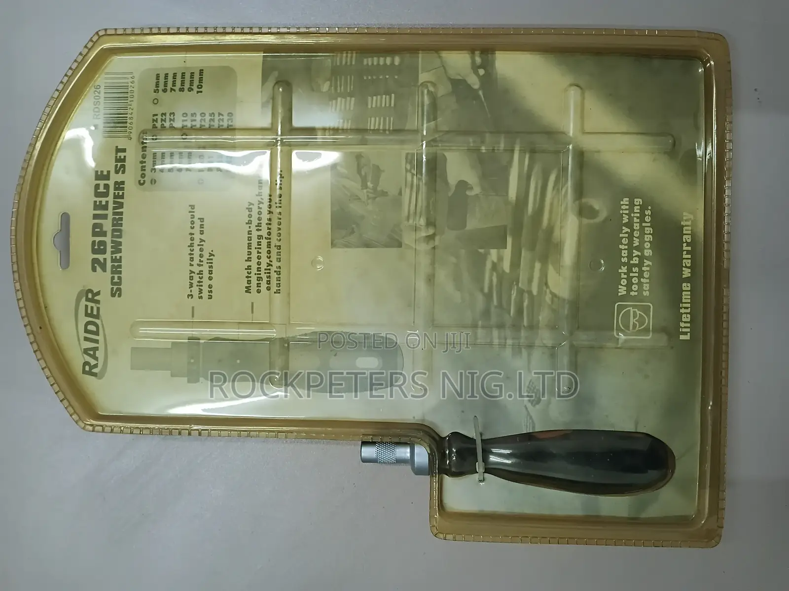 Raider Rds026 26pc Screw Driver Set