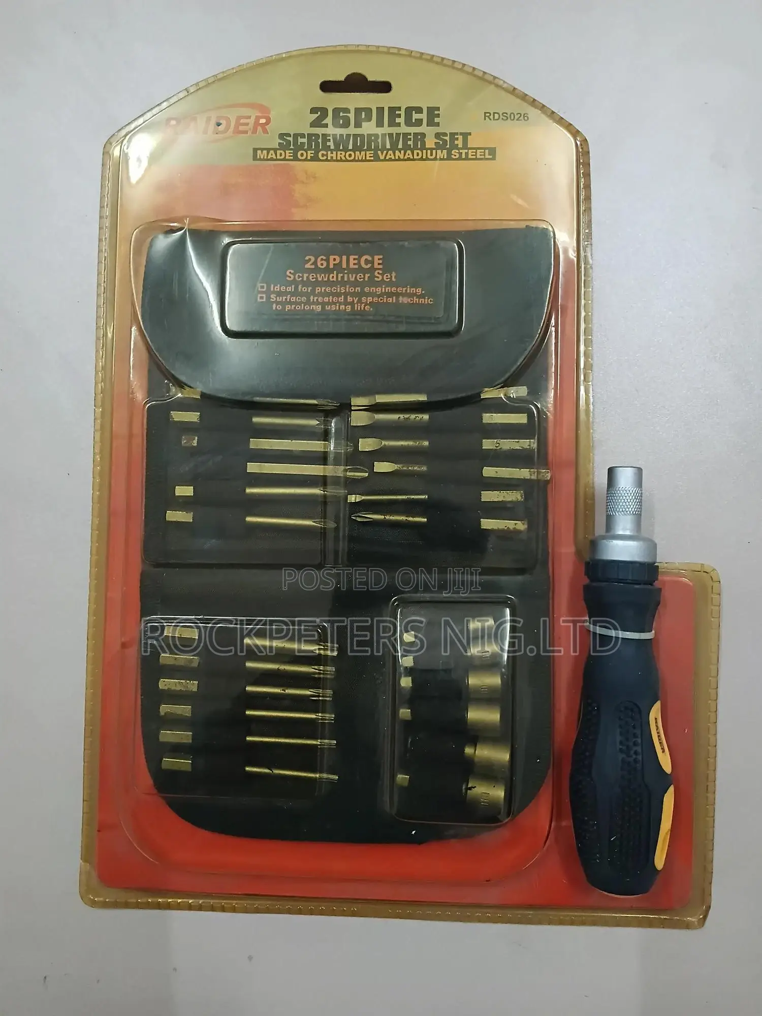 Raider Rds026 26pc Screw Driver Set
