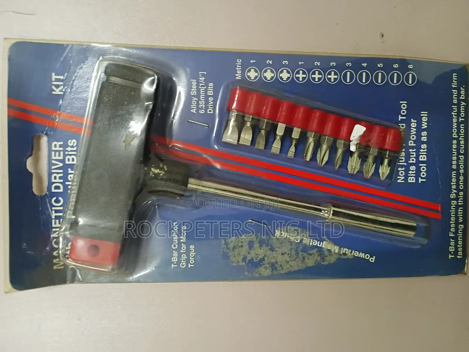 T-Bar Magnetic Driver Kit With Popular Bit