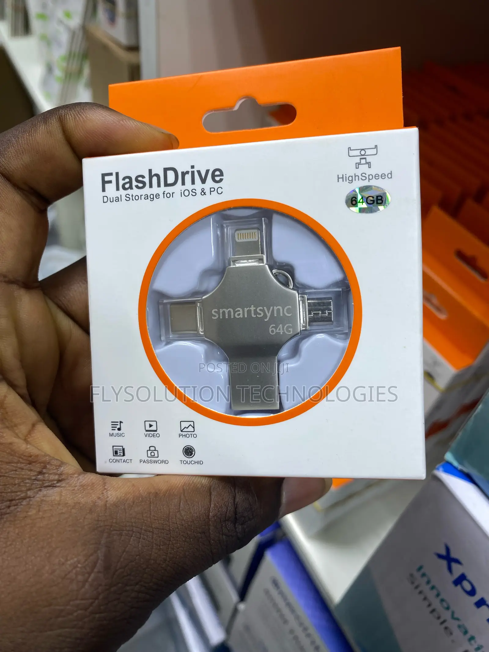 4 in 1 Otg 64gb Multi-Interface Flash Drive