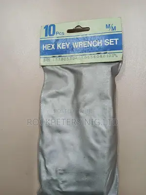 10pc Hex Key Wrench Set