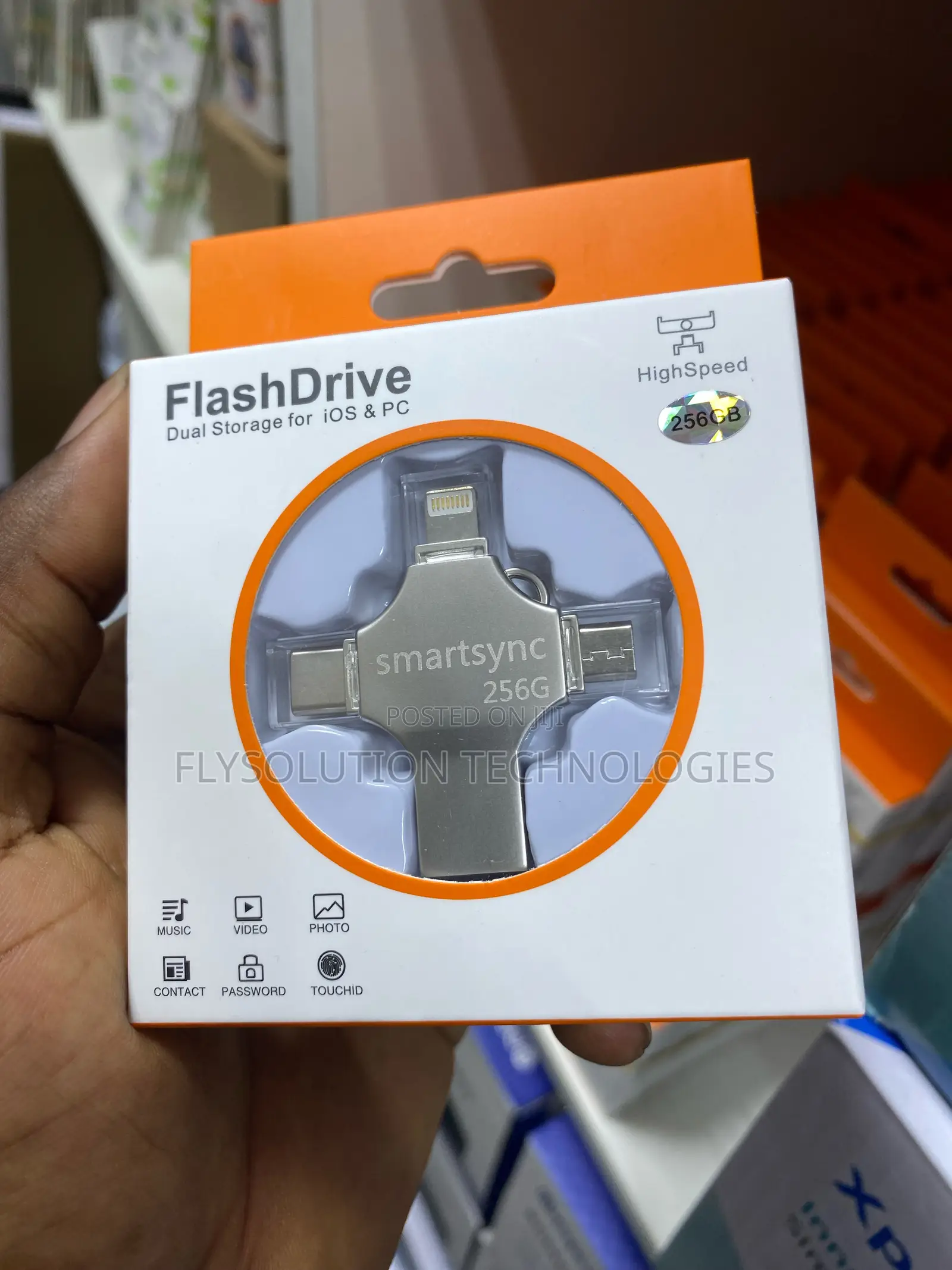 4 in 1 Otg 256gb Multi-Interface Flash Drive
