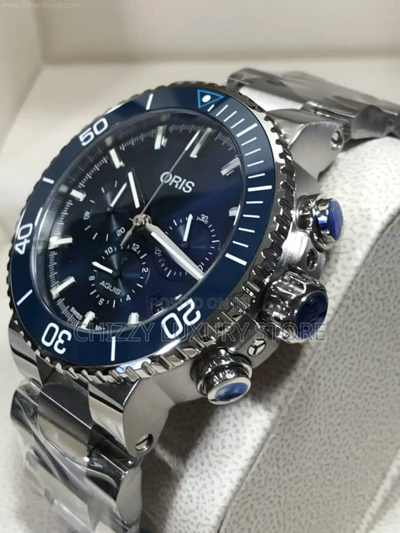 Oris Quality Luxury Men Chain Strap Wristwatch