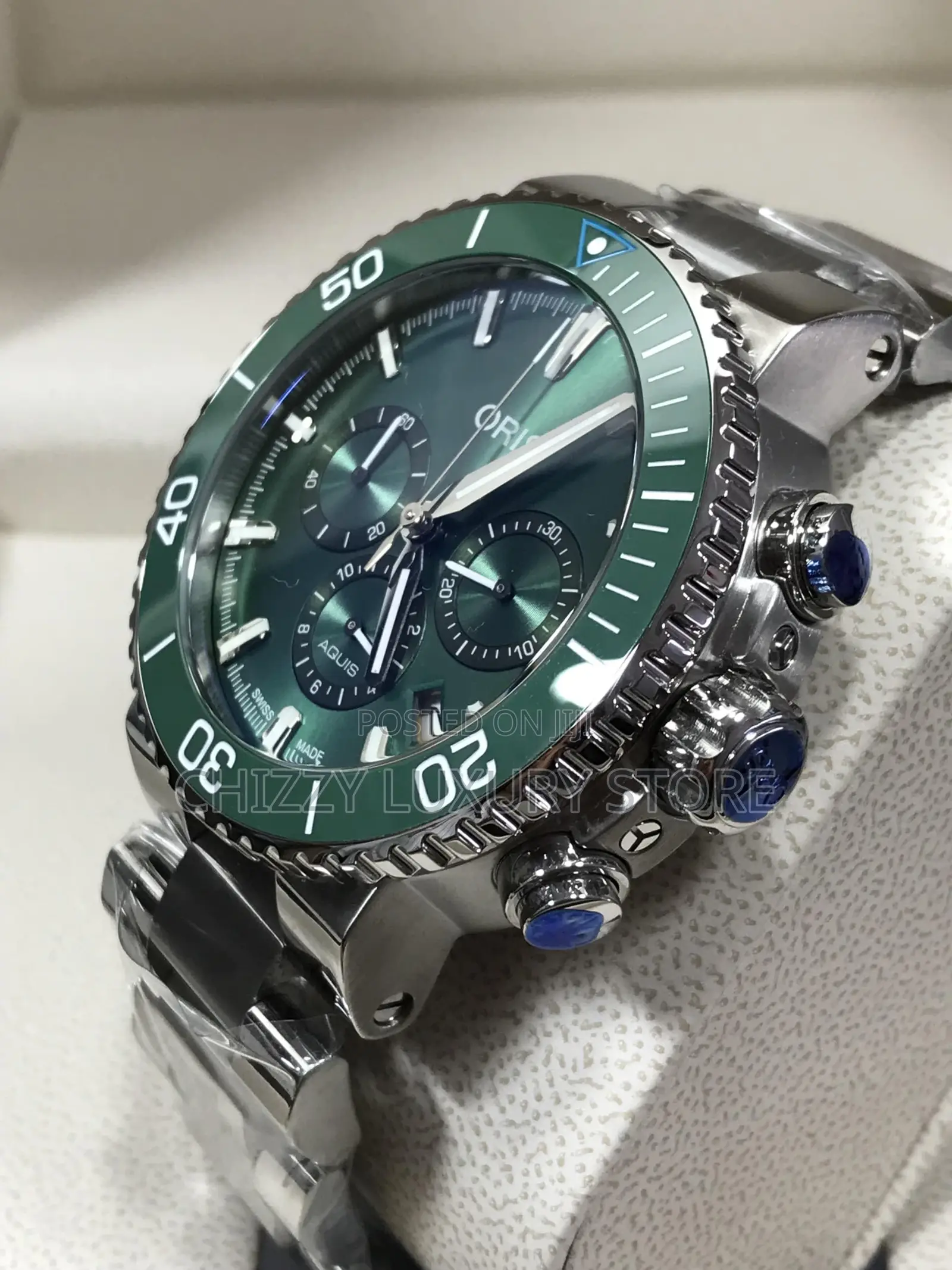 Oris Quality Luxury Men Chain Strap Wristwatch