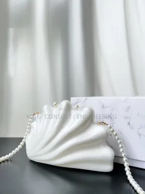 Acrylic Shell Shape Clutch