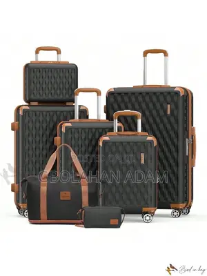 Elegant Melalenia Luggage Collection 7 Pieces Travel Set