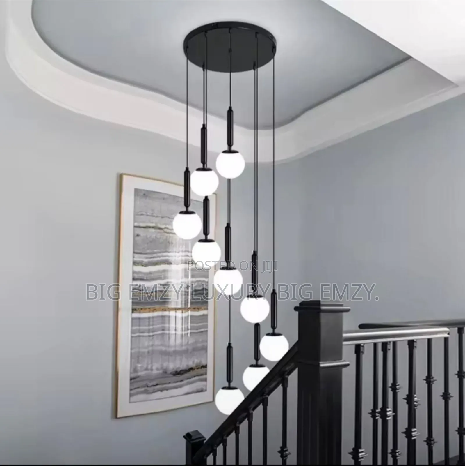 Staircase Dropping Chandelier Light