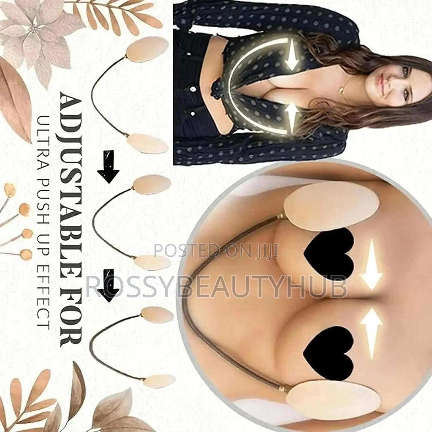 Frontless, Backless And Strapless Push Up Bra Kit