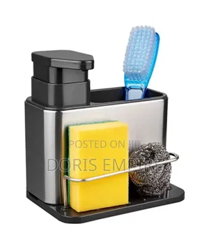 3in1 Multipurpose Soap Dispenser Sponge Holder