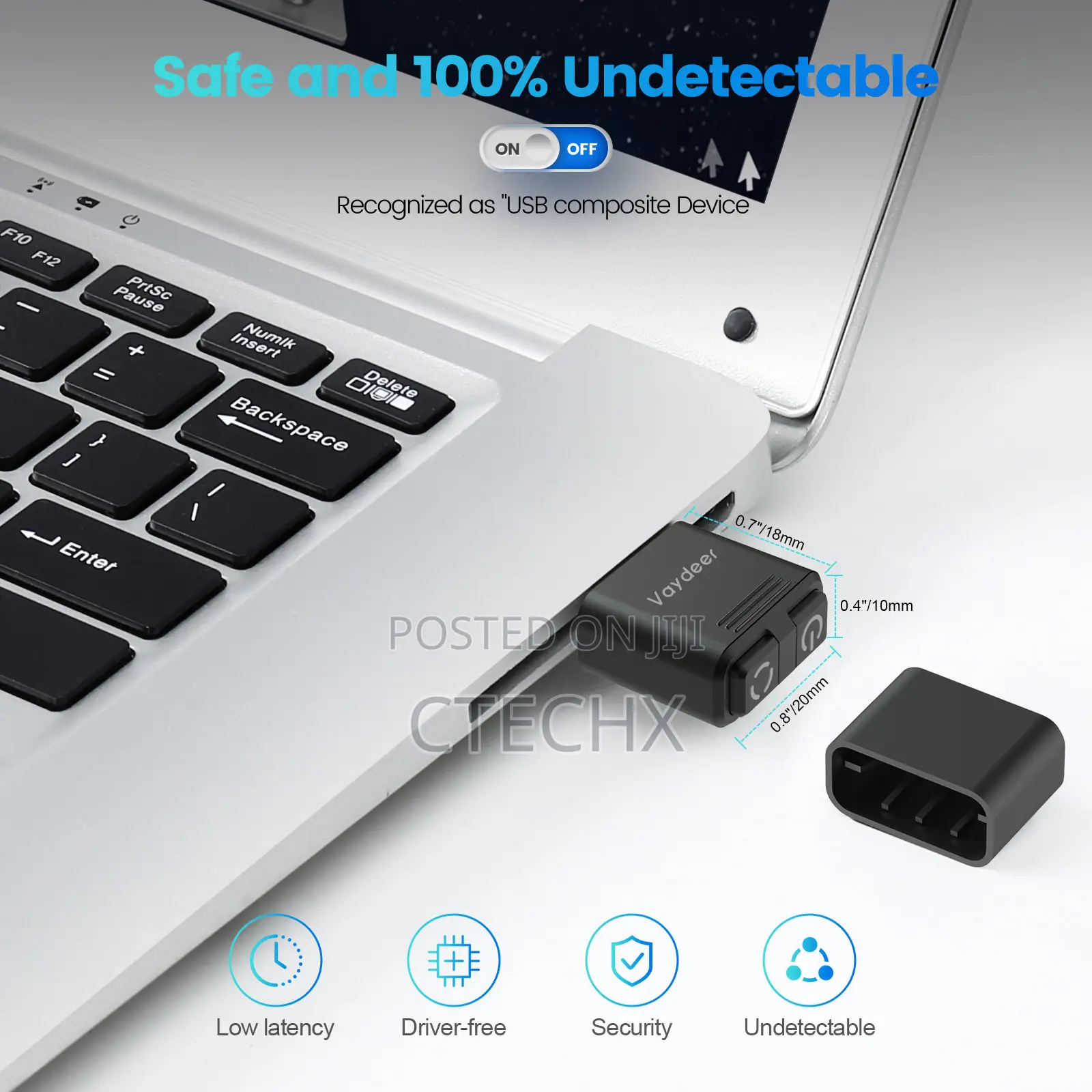 Usb Mouse Jiggler Tiny Undetectable Mouse Mover