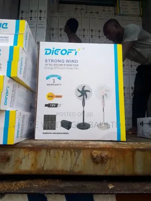 Solar Rechargeable Fan