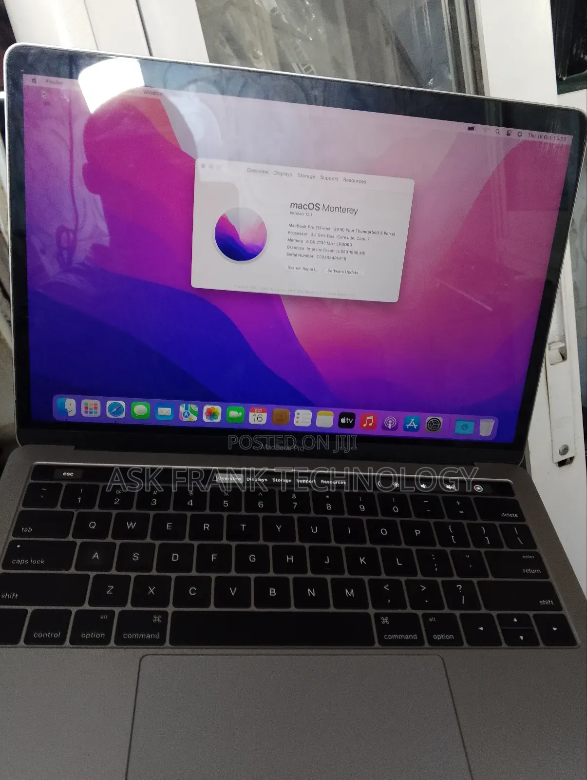 Laptop Apple MacBook 2016 8GB Intel Core I7 SSD 500GB
