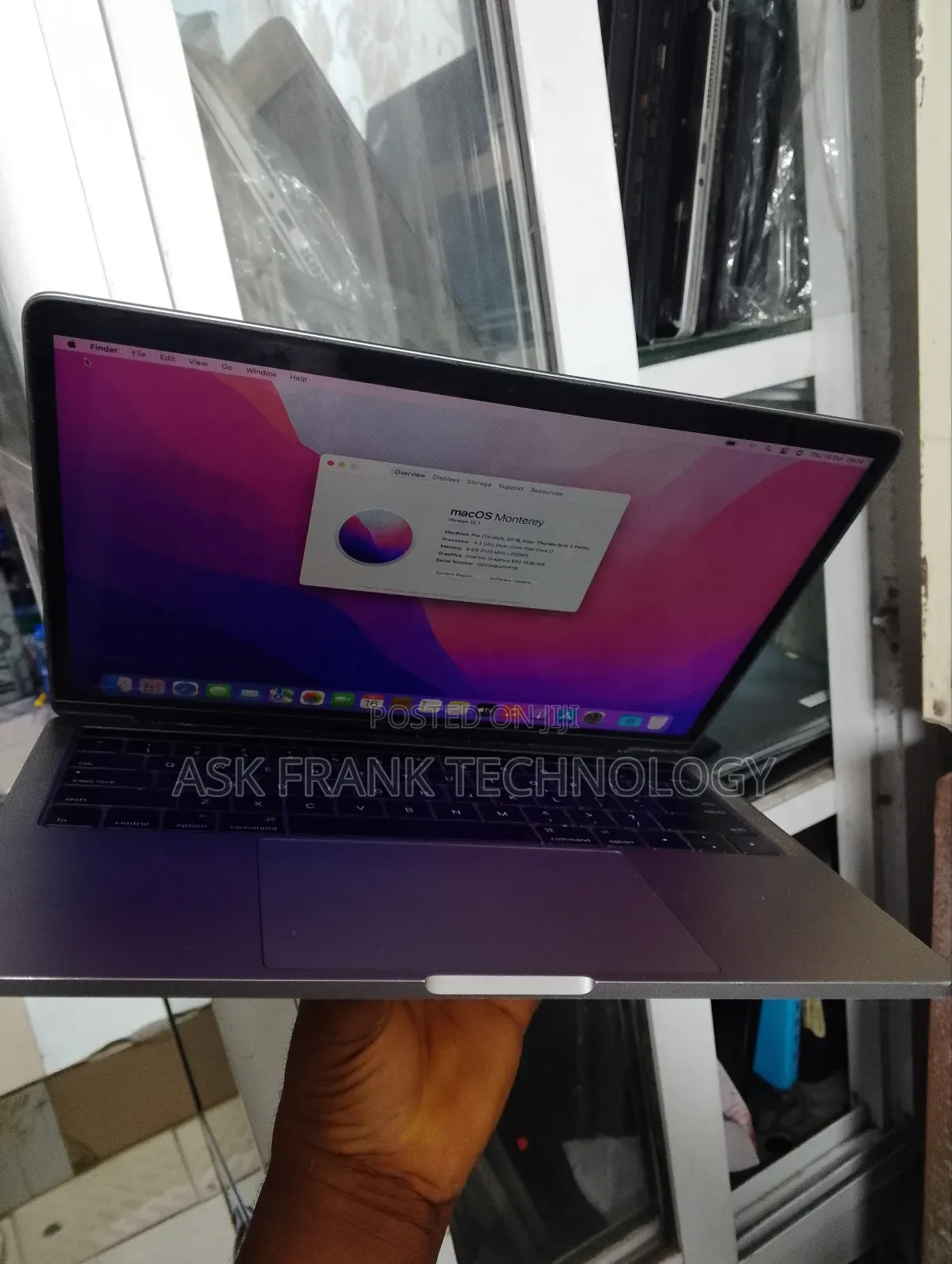 Laptop Apple MacBook 2016 8GB Intel Core I7 SSD 500GB