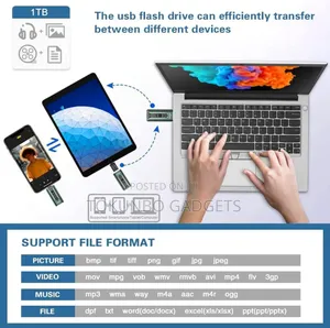1tb Usb3.0 Auamoz 3 In 1 Flash Drive