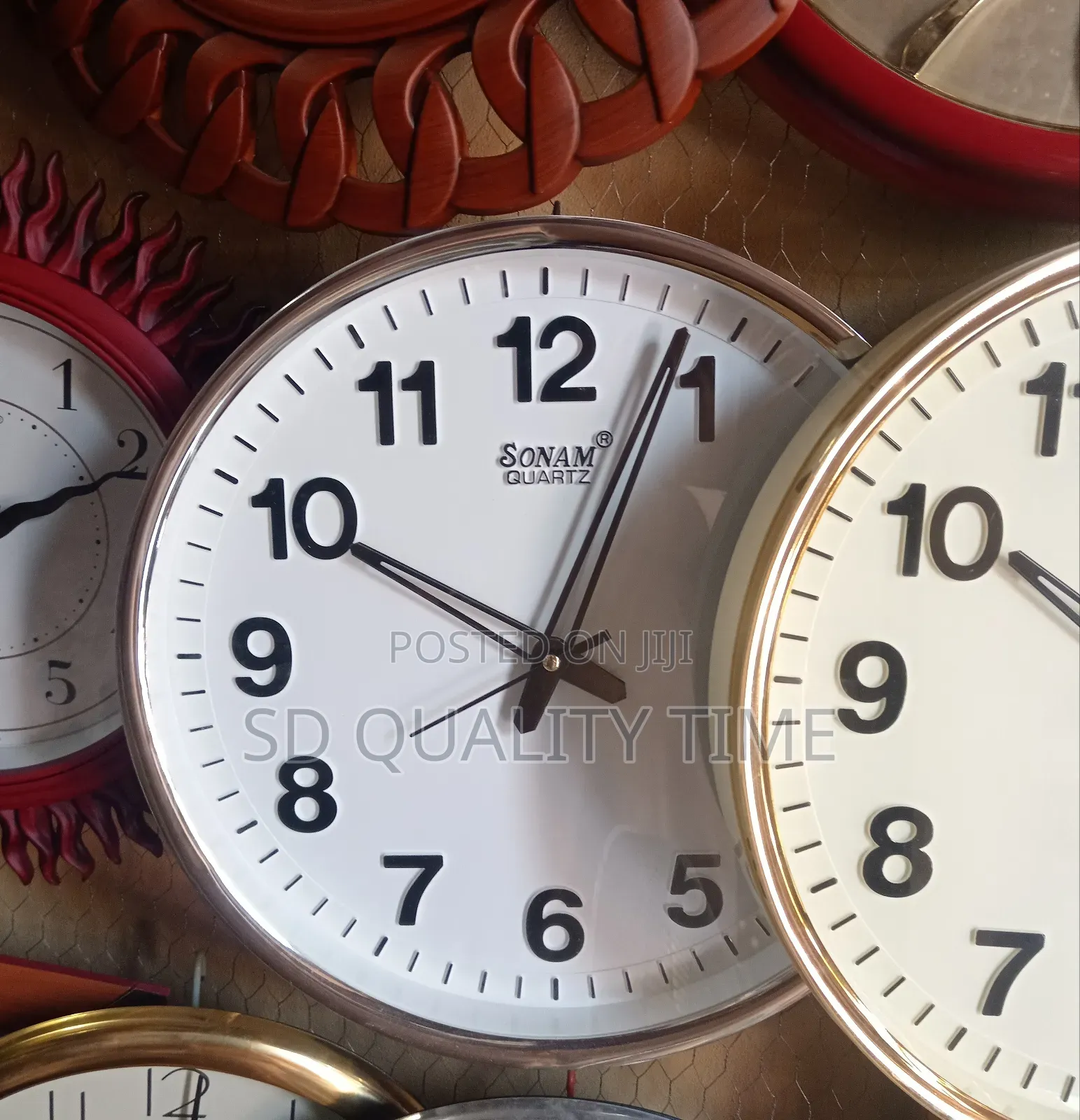 Office Plain Wall Clock (12 Inches)