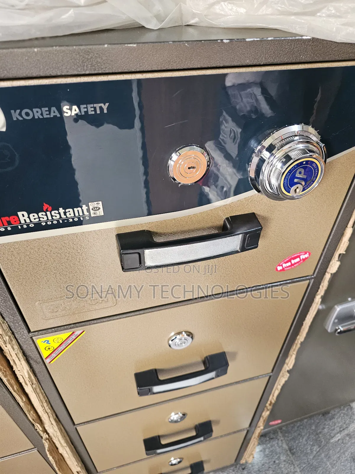 Switch Four Drawers Fireproof Safe -manual