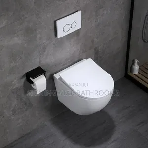 Round Wall Hung Conceal Toilet Set