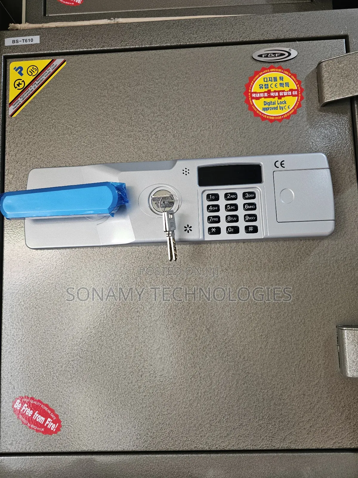 F&F Single Door Fireproof Safe