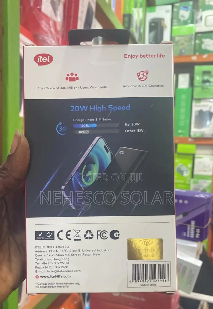 Itel 10,000mah Power Bank