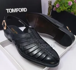 Big Leather Men Classic Sandals Shoe