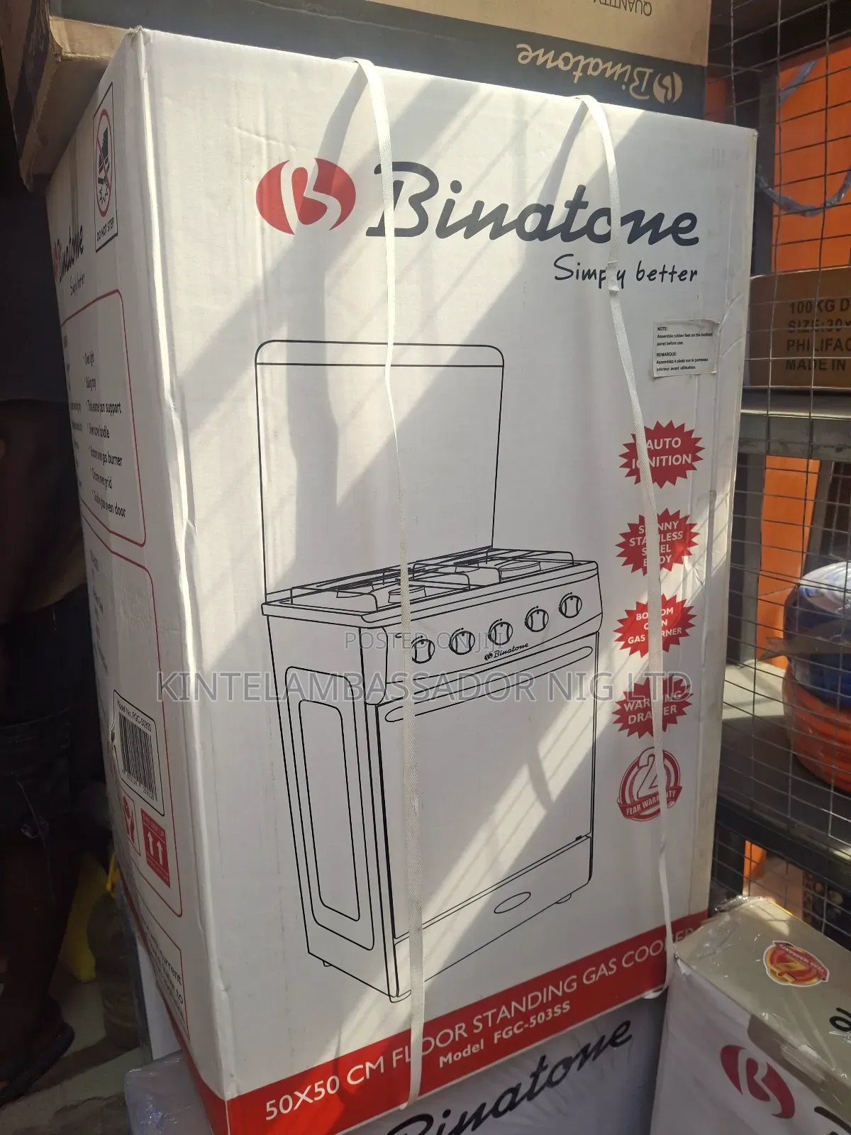 Binatone 50 X 50 4  Gas Cooker