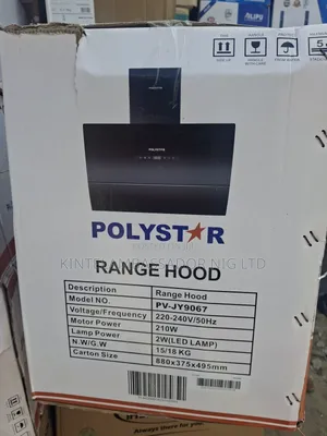 Polystar  Range Hood/ Fire Extractor - 90cm