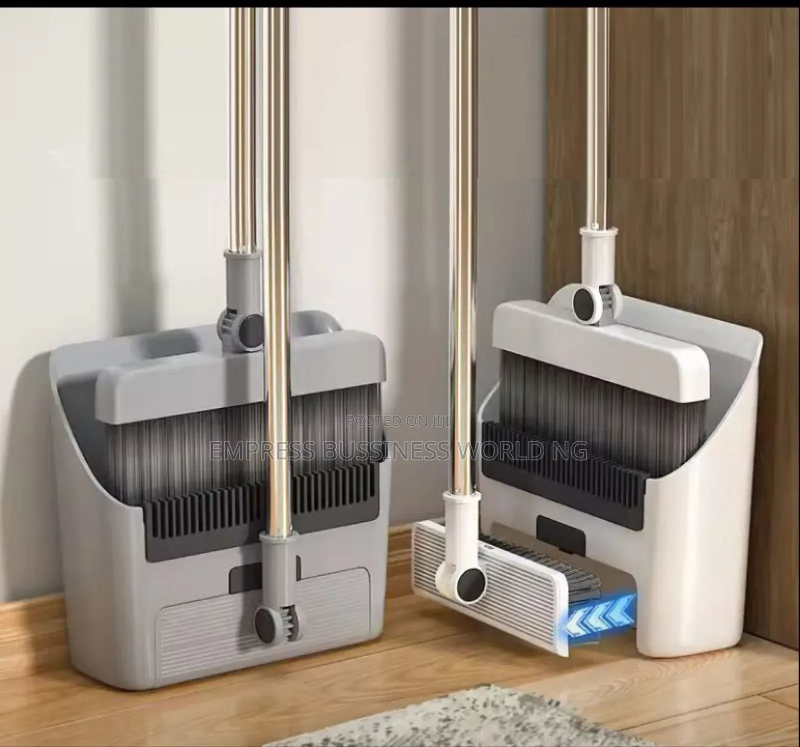Modern Long Broom and Parker