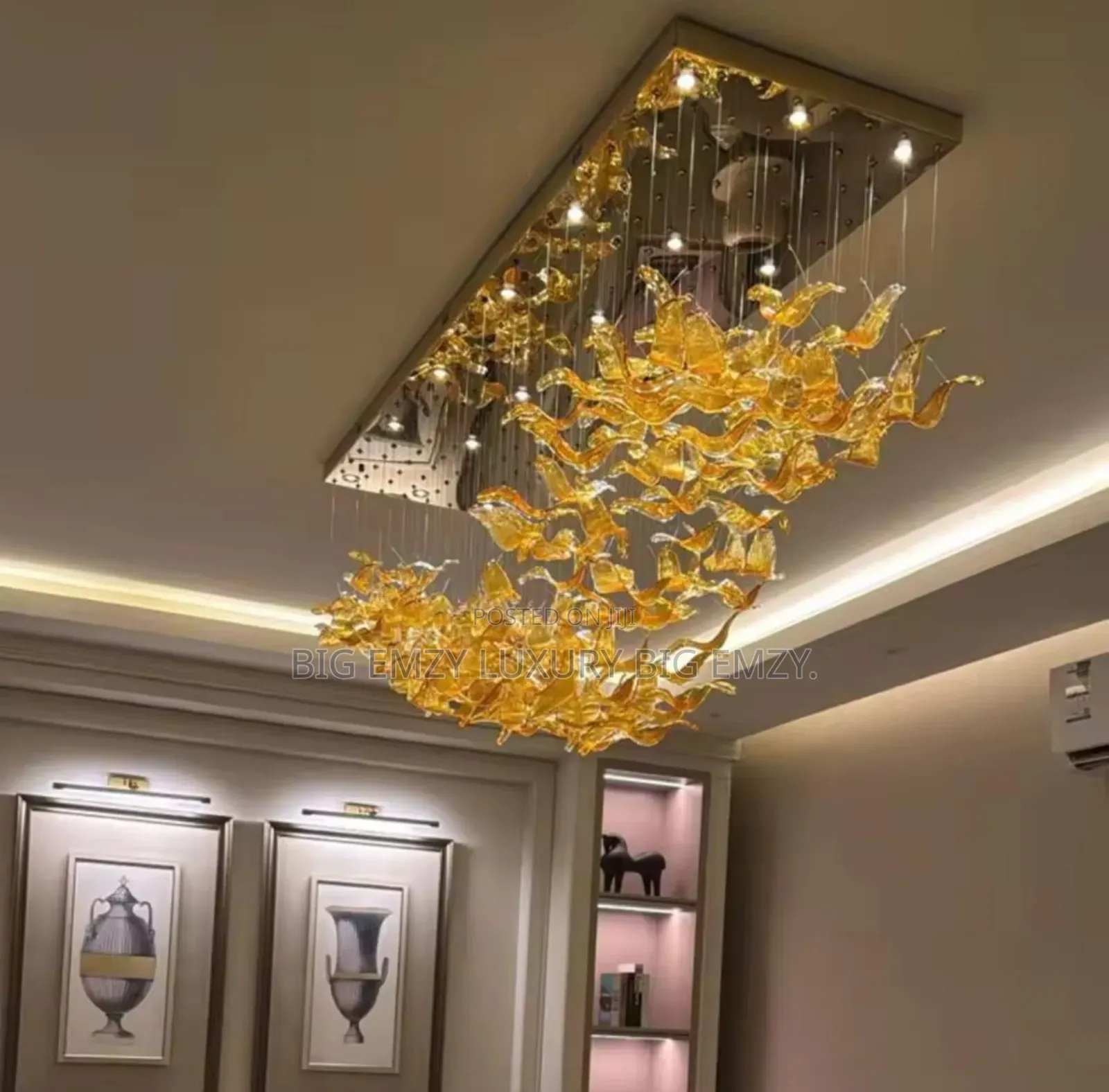Modern Linear Chandelier .