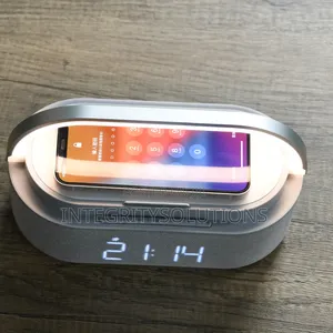 Multi-Function: Bluethoot Speaker,Fast Charging Wireless Charger Clock