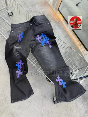 Top Quality Luxury Men's Cargo Jeans Well Branded