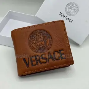 Classic Brown Leather Wallet for Men – Luxury Designer Style