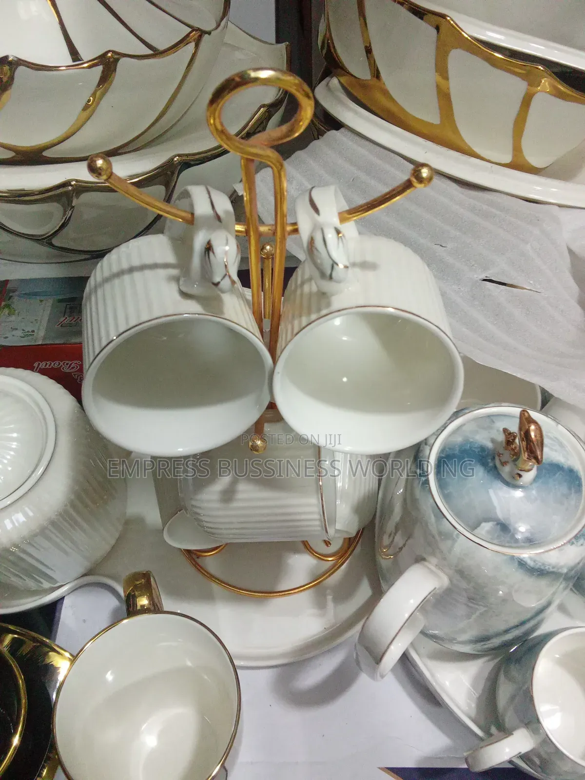 Breakable Tea Sets. Different Designs