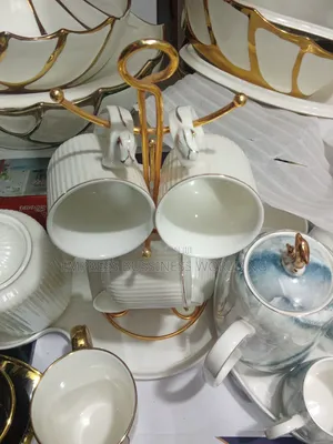 Breakable Tea Sets. Different Designs