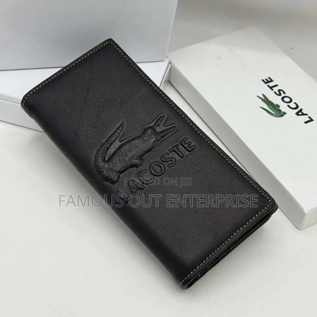 Premium Brown Leather Long Wallet for Men – Stylish Durable
