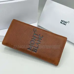 Premium Brown Leather Long Wallet for Men – Stylish Durable