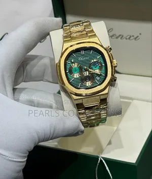 Chenxi Gold Chain Watch (Green Face Dial)